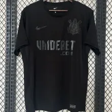 2024/25 Corinthians Away Black Fans Soccer Jersey 硅胶版