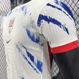 2024/25 Norway Away White Player Version Soccer Jersey