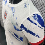 2024/25 Norway Away White Player Version Soccer Jersey
