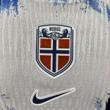 2024/25 Norway Away White Player Version Soccer Jersey