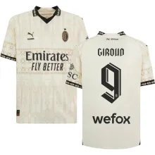 GIROUD #9 AC Milan x PUMA x Pleasures 4Th Fans Jersey 2023/24 欧冠体 ★★