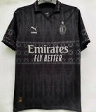 GIROUD #9 AC Milan x PUMA x Pleasures 4Th Black Fans Jersey 2023/24 欧冠体 ★★