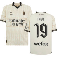 THEO #19 AC Milan x PUMA x Pleasures 4Th Fans Jersey 2023/24 欧冠体 ★★
