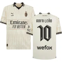 RAFA LEãO #10 AC Milan x PUMA x Pleasures 4Th Fans Jersey 2023/24 欧冠体 ★★