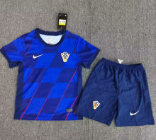 2024/25 Croatia Away Kids Soccer Jersey