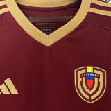 Rondón #23 Venezuela Home Red Fans Soccer Jersey 2024/25 ★★