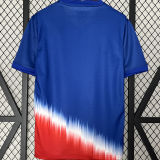 REYNA #7 #7 U.S 1:1 Quality Away Blue Red Fans Soccer Jersey 2024/25 ★★