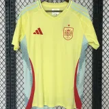 MORATA #7 Spain 1:1 Quality Away Yellow Fans Jersey 2024/25 ★★