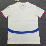 2024/25 Serbia Away White Fans Soccer Jersey