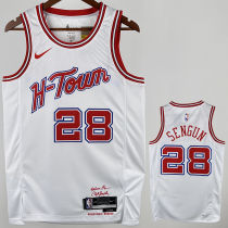 2024/25 Rockets WAGNER #28 White NBA Jerseys Hot Pressed
