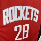 2024/25 Rockets WAGNER #28 Red NBA Jerseys Hot Pressed