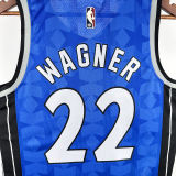 2024/25 Magic WAGNER #22 Dark Blue NBA Jerseys Hot Pressed