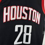 2024/25 Rockets WAGNER #28 Black NBA Jerseys Hot Pressed