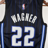 2024/25 Magic WAGNER #22 Black NBA Jerseys Hot Pressed