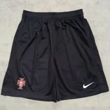 2024/25 Portugal Awa Black Fans Shorts Pants