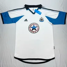 1999/2000 Newcastle Away White Retro Soccer Jersey