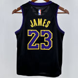 2024/25 Lakers JAMES #23 Black Kids City Edition NBA Jersey