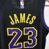2024/25 Lakers JAMES #23 Black Kids City Edition NBA Jersey