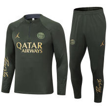 2024/25 PSG Army Green Sweater Tracksuit
