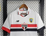 2024/25 Sao Paulo Home White Fans Soccer Jersey