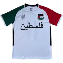 2024 Palestine White Fans Soccer Jersey 阿拉伯文