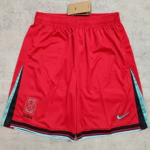 2024/25 South Korea Home Red Shorts Pants