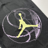 2024/25 Jordon Black NBA Shorts Pants 紫色字