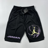 2024/25 Jordon Black NBA Shorts Pants 紫色字