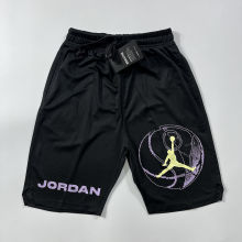 2024/25 Jordon Black NBA Shorts Pants 紫色字