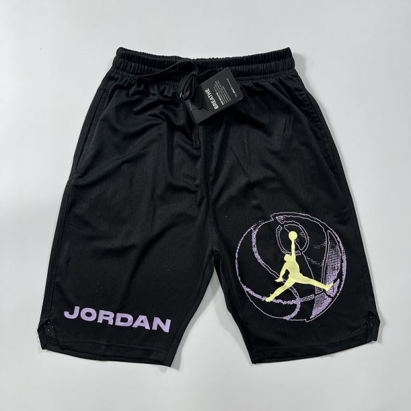 2024/25 Jordon Black NBA Shorts Pants 紫色字