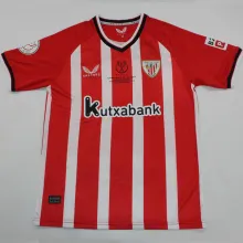 2023/24 Bibao AT COPE DE REY FINAL Home Fans Jersey （ALL PATCH胸前字+章+袖广告）