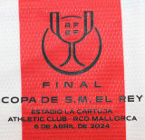2023/24 Bibao AT COPE DE REY FINAL Home Fans Jersey （ALL PATCH胸前字+章+袖广告）