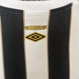 2024/25 Santos 1:1 Quality Away White Black Fans Jersey