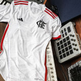 2024/25 Flamengo Away White Player Version Soccer Jersey