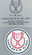 COPE DE REY FINAL Patch 2023/24 西班牙国王杯决赛 字和章 毕巴用 You can buy it alone OR tell us which jersey to print it on (You can buy it alone OR tell us which jersey to print it on. )
