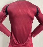 2024/25 Belgium Home Player Version Long Sleeve Jersey