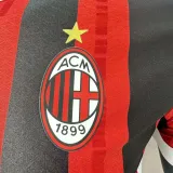 2024/25 AC Milan Home Player Version Soccer Jersey
