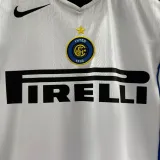 2004/05 In Milan Away White Retro Soccer Jersey