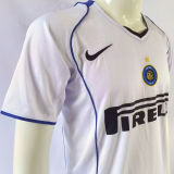 2004/05 In Milan Away White Retro Soccer Jersey