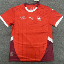 2024/25 Swizerland Home Red Fans Soccer Jersey