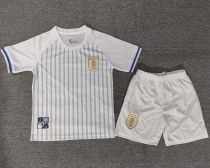 2024/25 Uruguay Away White Kids Jersey 乌拉圭