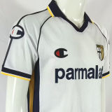 2003/04 Parma Away White Retro Soccer Jersey