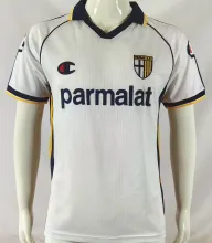 2003/04 Parma Away White Retro Soccer Jersey