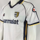 2003/04 Parma Away White Retro Soccer Jersey