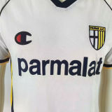 2003/04 Parma Away White Retro Soccer Jersey