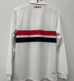 2024/25 Sao Paulo Home White Long Sleeve Soccer Jersey