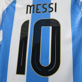 2024/25 Argentina Home Fans Long Sleeve Jersey (Have FlFA World Champion 2022 有胸前章)