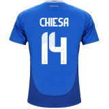 2024/25 Italy Home Blue Fans Long Sleeve Jersey