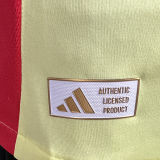 2024/25 Spain Away Yellow Player Version Long Sleeve Jersey