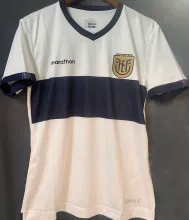 2024/25 Ecuador Away White Fans Soccer Jersey